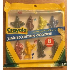 Crayola Limited Edition Character Shape Crayons‎ 2025 -Eight Retired Colors RARE